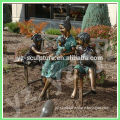 mother and children bronze sculpture for sale